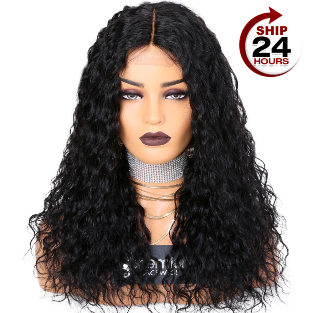 Ships within 24 hours Factory Price 150% density wet wavy brazilian human hair wigs